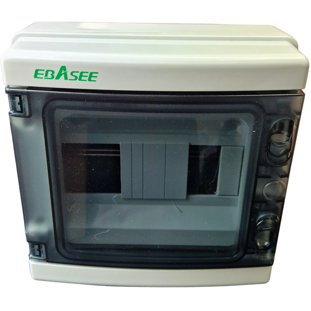 Applied fuse box 1 row, 8 modules, IP65, 210x210x100mm Ebasee